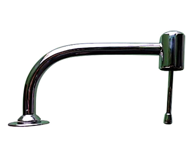 Grifo Ahorrador ENTERPRISE Modelo B1 cromado con varilla de cierre automático para pared